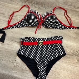 Retro High Waisted Bikini